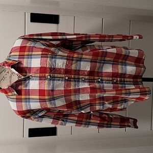 Liz Wear Plaid Shirt